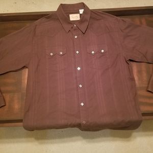 Brown Scully dress shirts like new